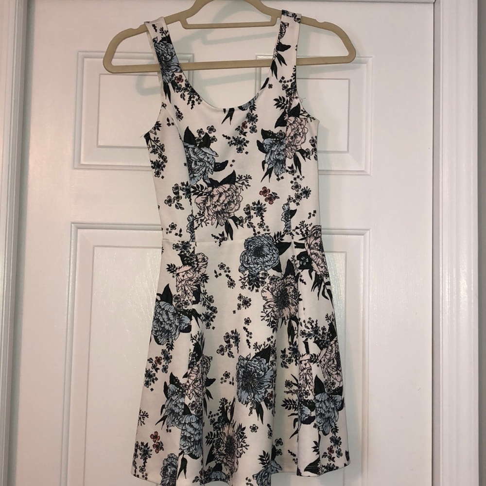 Divided floral dress